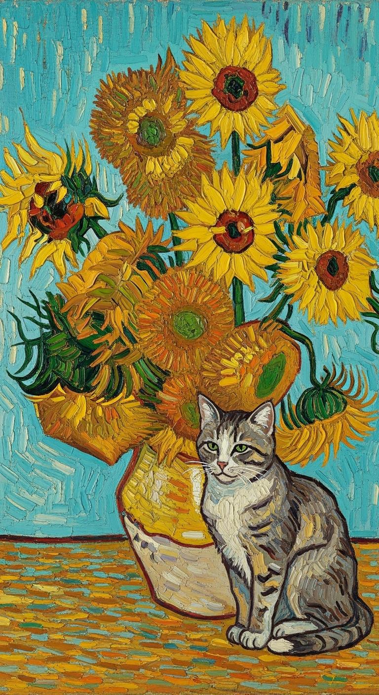 ひまわりニャン