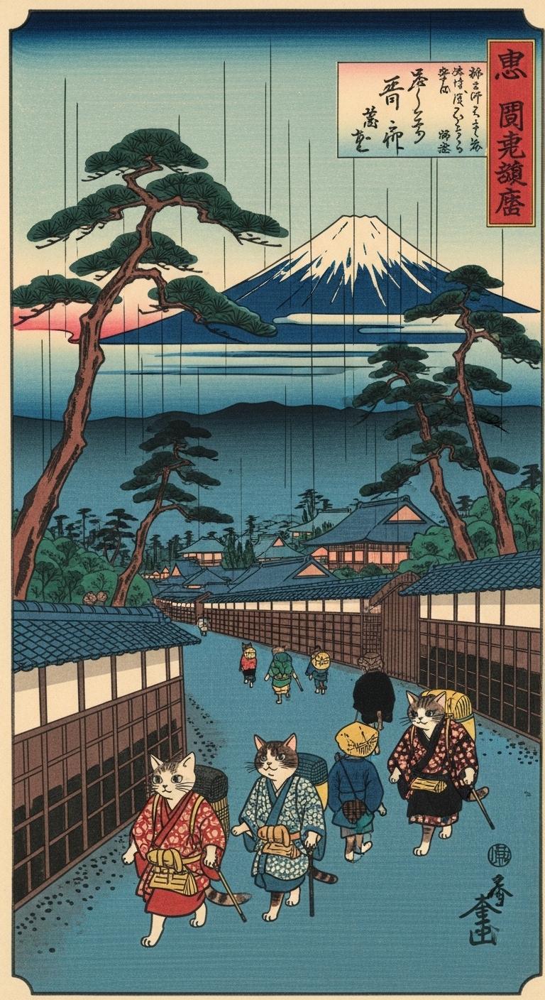 東海道五十ニャン次