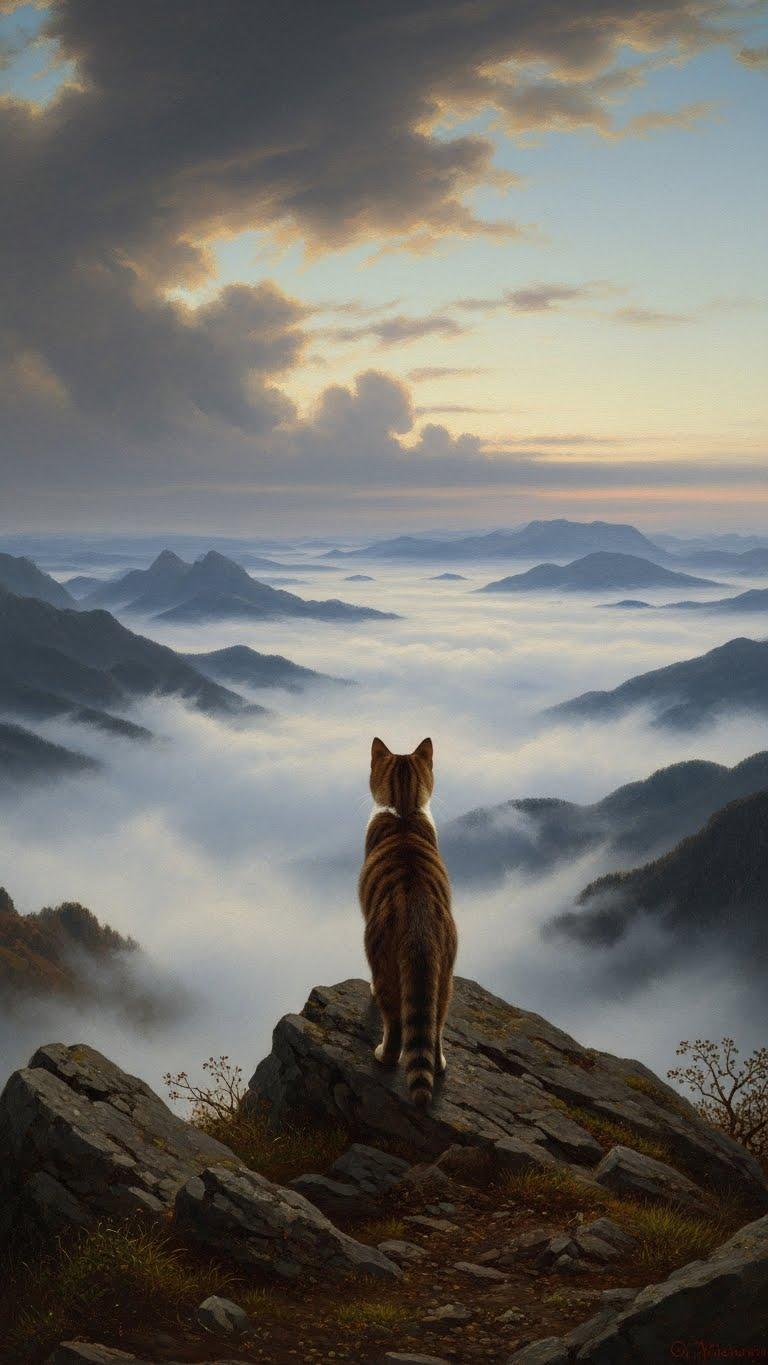 雲海の上の旅猫