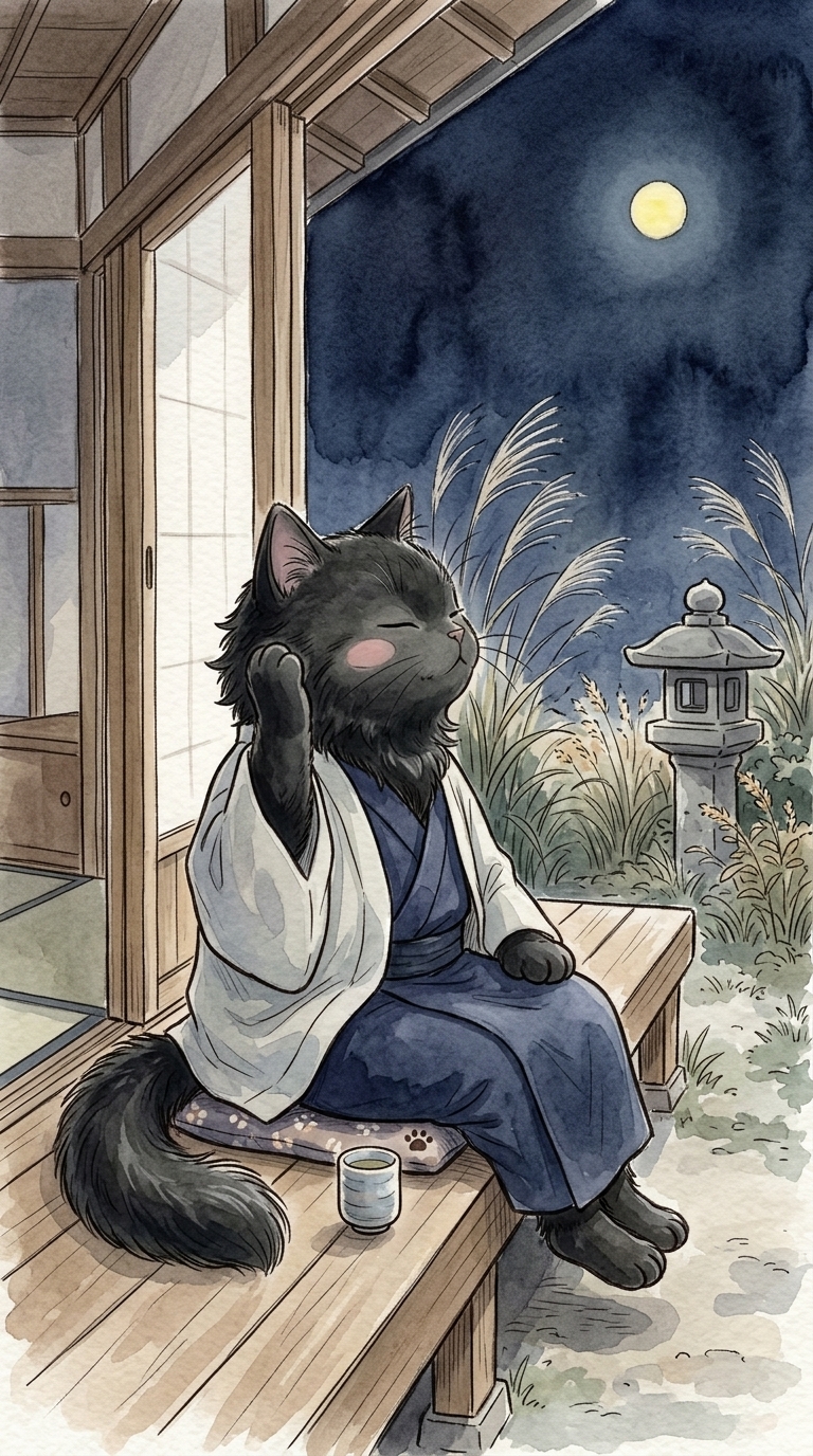 虫の声を聞く夜