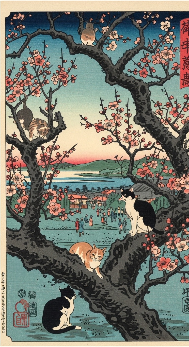 亀戸梅猫屋敷
